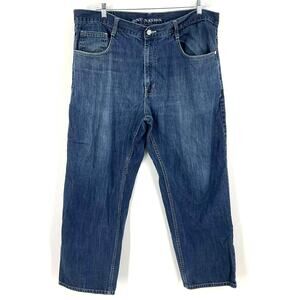 One Nation Straight Leg Blue Jeans Men's Size 46x30